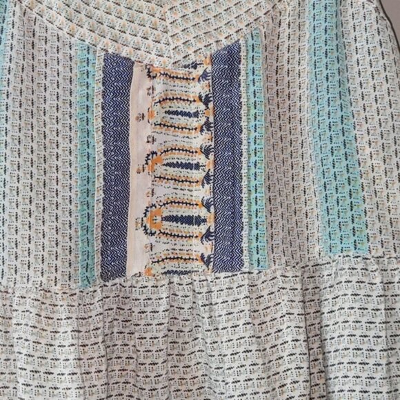 Anthropologie Vanessa Virginia Montara boho pastel tank top size 2 - Picture 5 of 11